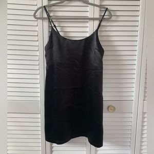 Small Like New Satin Mini Slip Dress (Black, Party, Cocktail, Silent + Noise)
